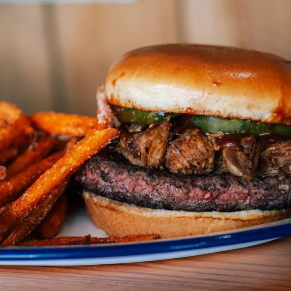Blow-Me-Down Dam Burger